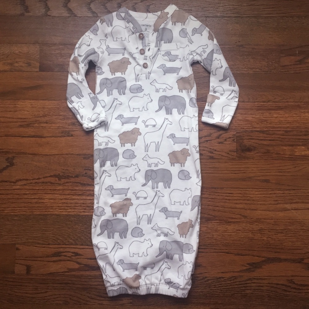 ⚡️2/$15⚡️ Lot of 2 Carter’s 3-month sleep sacks - Picture 2 of 5